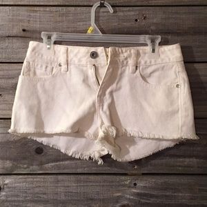 Bullhead White Demin Shorts Size 3